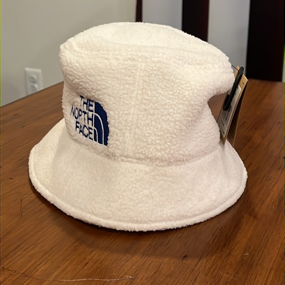 The North Fleece Sherpa Fleece Bucket Hat Vintage White new Adult One Size - Picture 4 of 9